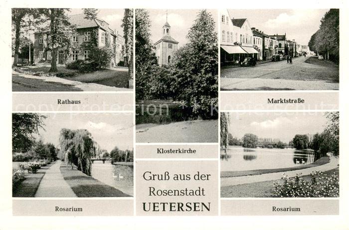 Uetersen Rathaus Rosarium Klosterkirche Marktstrasse Rosarium