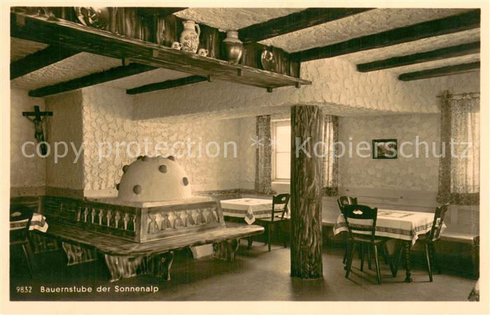 Sonthofen Oberallgaeu Moorbad Pension Sonnenalp Gaststube