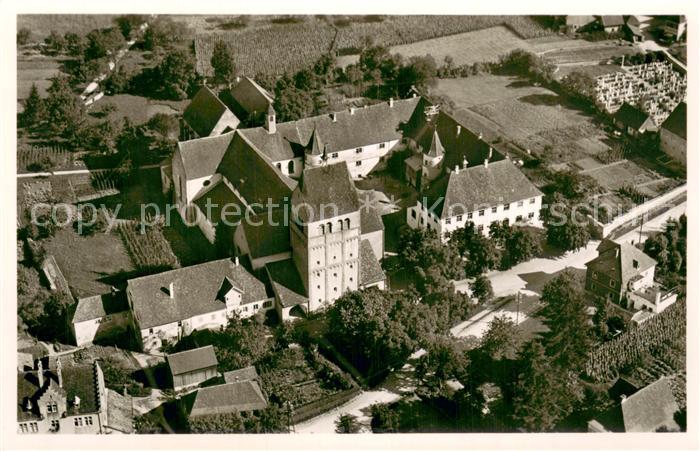 Insel Reichenau Bodensee Muenster Fliegeraufnahme
