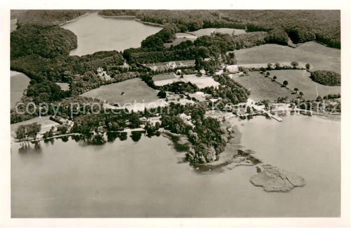 Holsteinische Schweiz Fliegeraufnahme mit Keller und Ukleisee