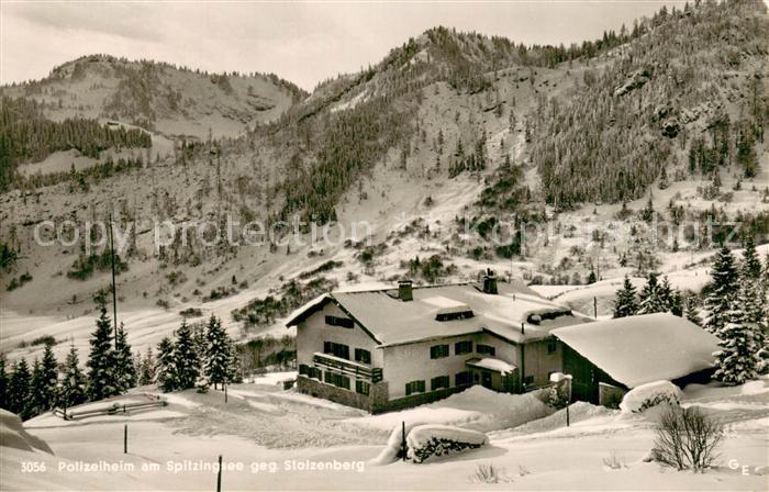 Spitzingsee Polizeiheim mit Stolzenberg