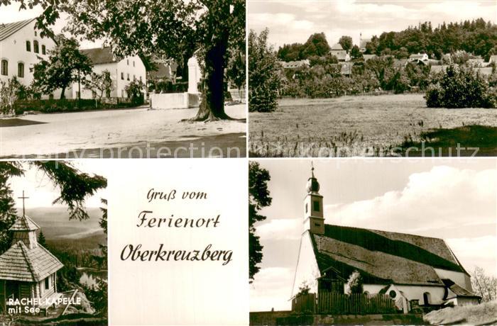 Oberkreuzberg Teilansichten Rachel Kapelle mit See Kirche