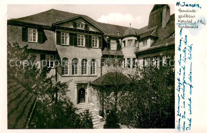 Korntal Gemeindegasthaus Gartenseite