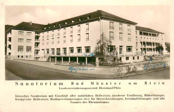 Bad Muenster Stein Ebernburg Sanatorium