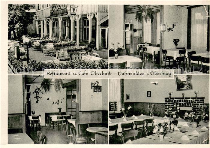 Hahnenklee-Bockswiese Harz Restaurant und Cafe Oberland Gastraeume Terrasse