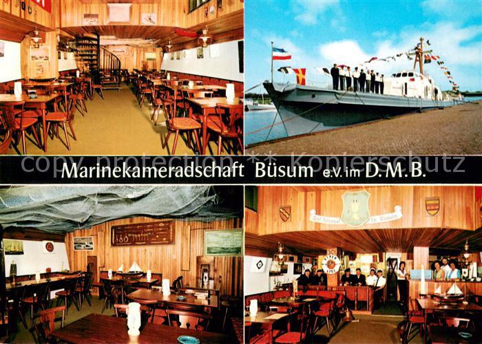 Buesum Nordseebad Marinekameradschaft Buesum Gastraeume SM ex Capella Beckum