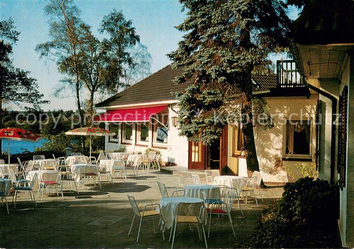 Luetjensee Seehof Restaurant Terrasse
