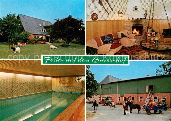 Heinkenborstel Ferien auf dem Bauernhof Ponyreiten Kutsche Kaminstube Hallenbad