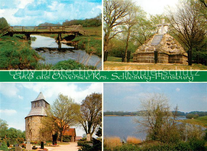 Oeversee Landschaftspanorama oesterreicher Denkmal Feldsteinkirche