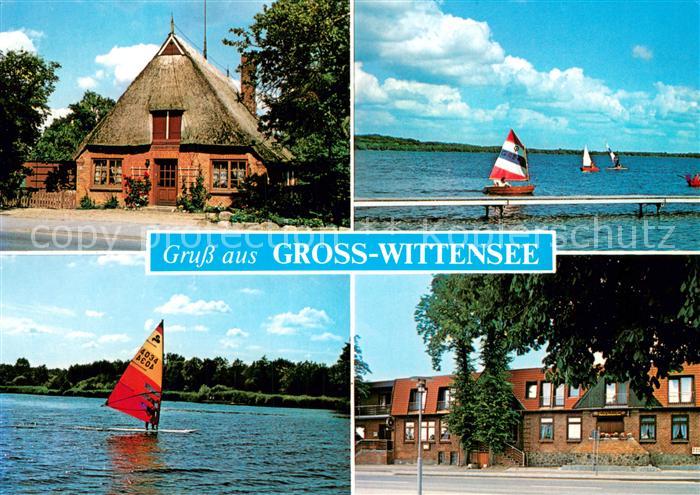 Gross Wittensee Reetdachhaus Surfer Segeln