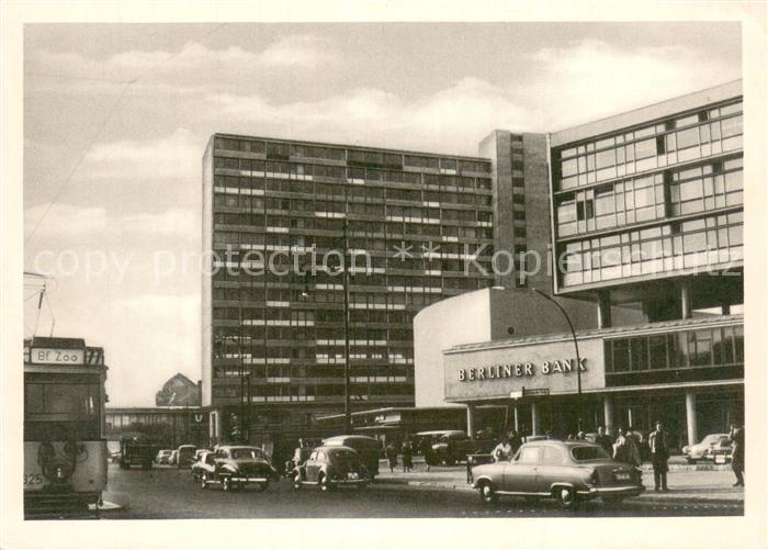 BERLIN CITY Bahnhof Zoo Berliner Bank