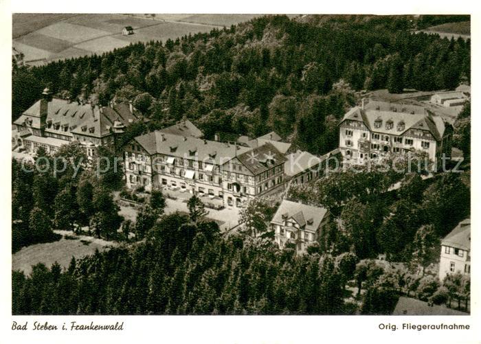Bad Steben Stahl Moor und Radiumbad Fliegeraufnahme