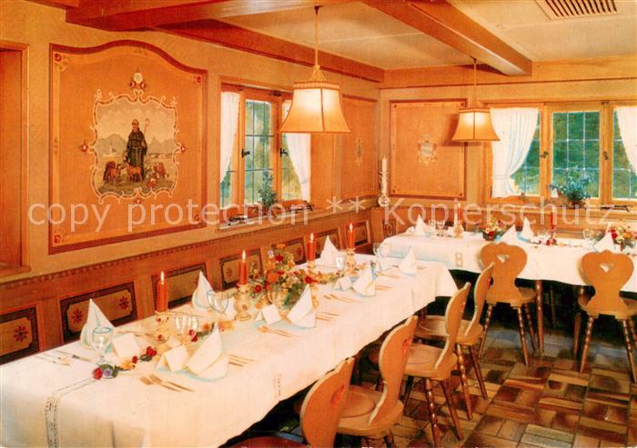 Kreuth Tegernsee Schwaigeralm in der Langenau Gaststube