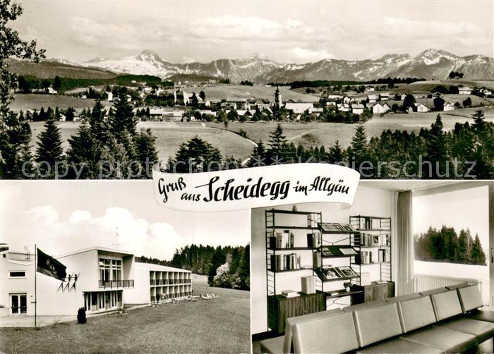 Scheidegg Allgaeu Jugendbildungs und Freizeitheim der Dt Postgewerkschaft