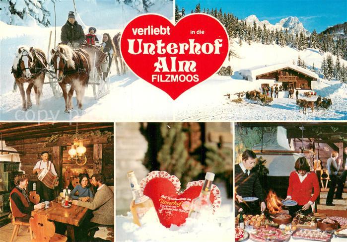 Filzmoos Unterhof Alm Gaststube Buffet
