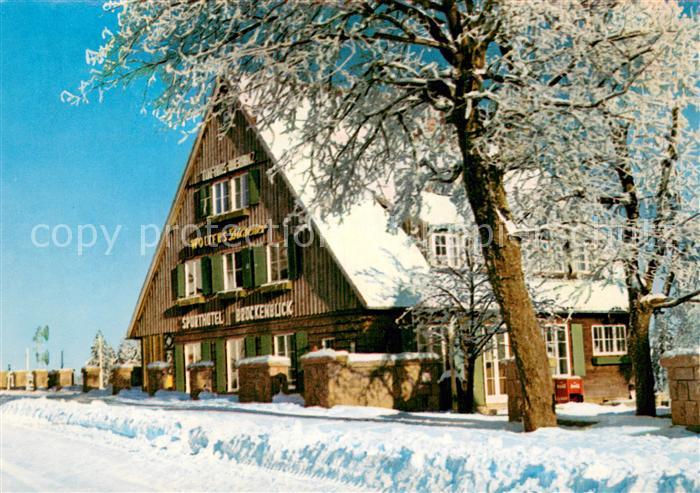 Torfhaus Harz Sporthotel Brockenblick im Winter