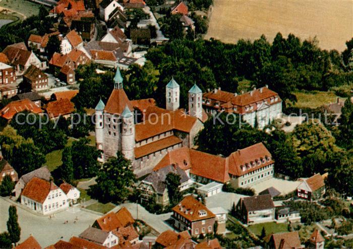 Freckenhorst Ehem Stiftskirche mit Kreuzgang Fliegeraufnahme