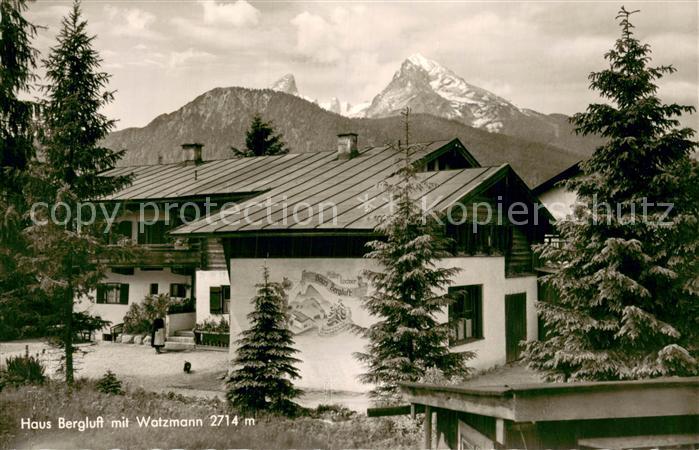 Strub Gaesteheim Haus Bergluft mit Watzmann