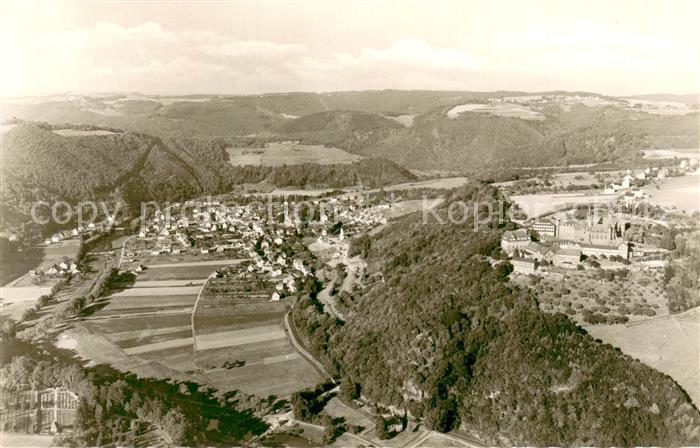 Glockscheid Fliegeraufnahme mit Haus Almblick Pension Restaurant