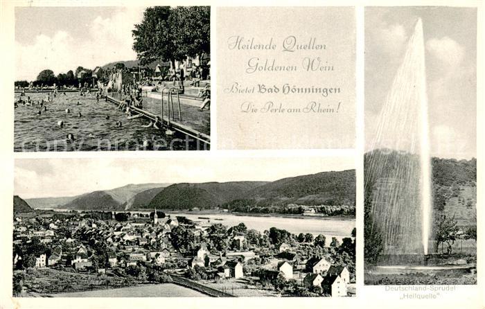Bad Hoenningen Schwimmbad Rheinpartie Deutschland Sprudel Heilquelle