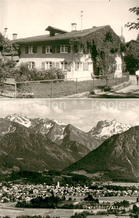 Oberstdorf Viktoerle Haus Fliegeraufnahme