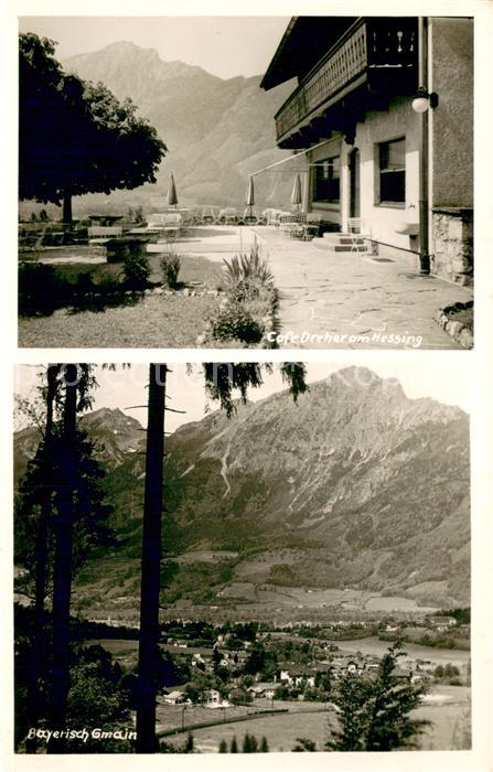 Bayerisch Gmain Cafe Dreher am Hessing Panorama