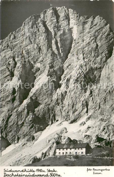 Dachstein Suedwand Suedwandhuette