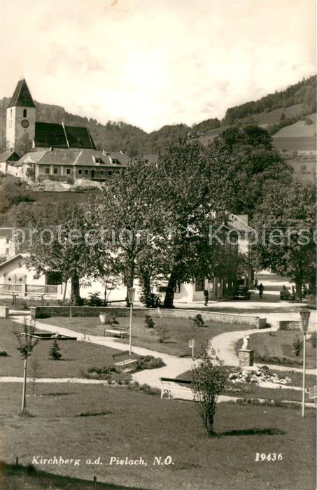 Kirchberg Pielach Panorama mit Kirche