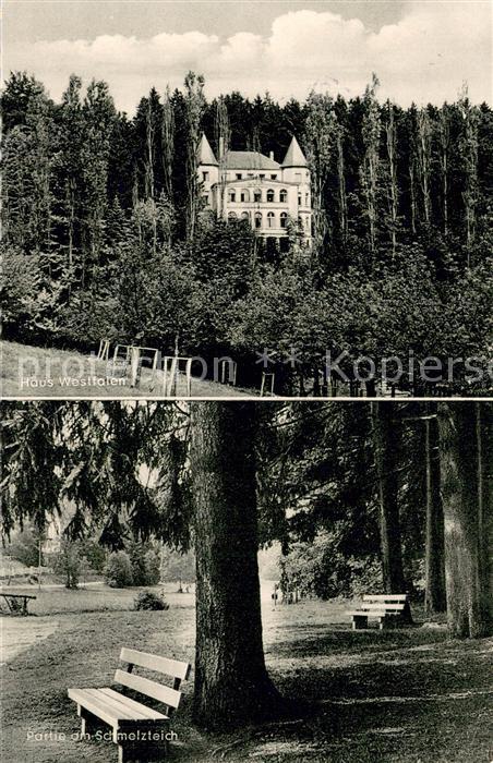 Bad Sachsa Harz Haus Westfalen Partie am Schmelzteich