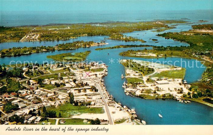 Tarpon Springs Florida Anclote River Looking towards Gulf of Mexico