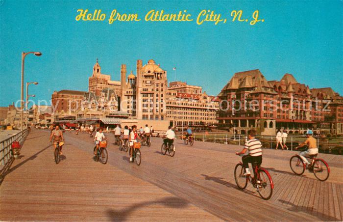 Atlantic City New Jersey Bicycling along the Wooden Way