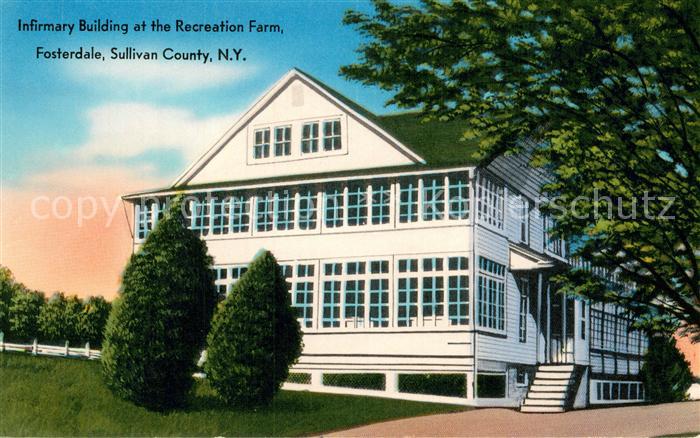 Fosterdale Infirmary Building at the Recration Farm Sullivan County