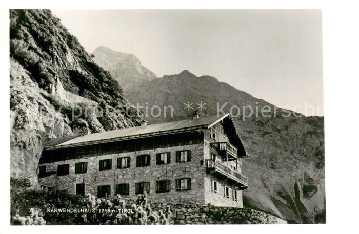 Karwendelhaus 1765m Tirol Panorama