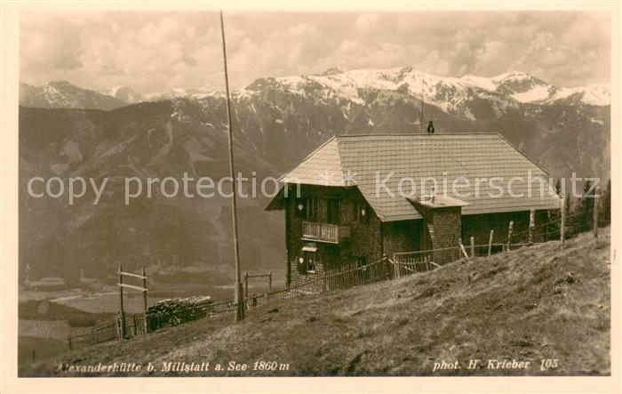 Millstatt Millstaettersee Alexanderhütte