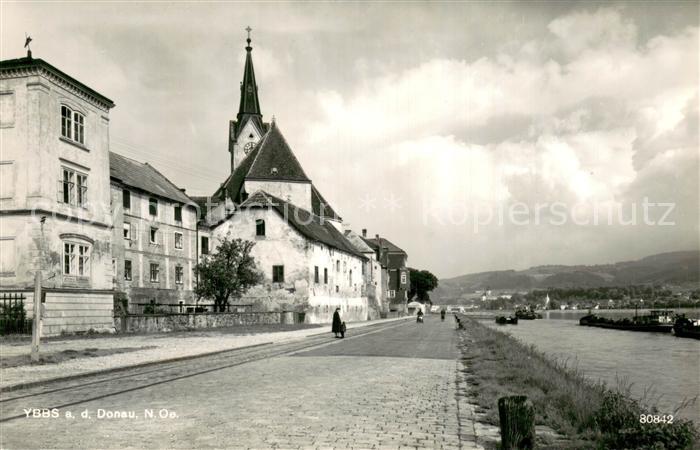 Ybbs Donau Uferstrasse Kirche