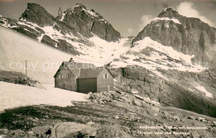 Reisseck Kaernten Reisseckhuette mit Rauschturm Kleiner Leier und Hochkedl