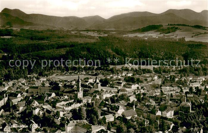 Traunstein Gmunden Salzkammergut Fliegeraufnahme