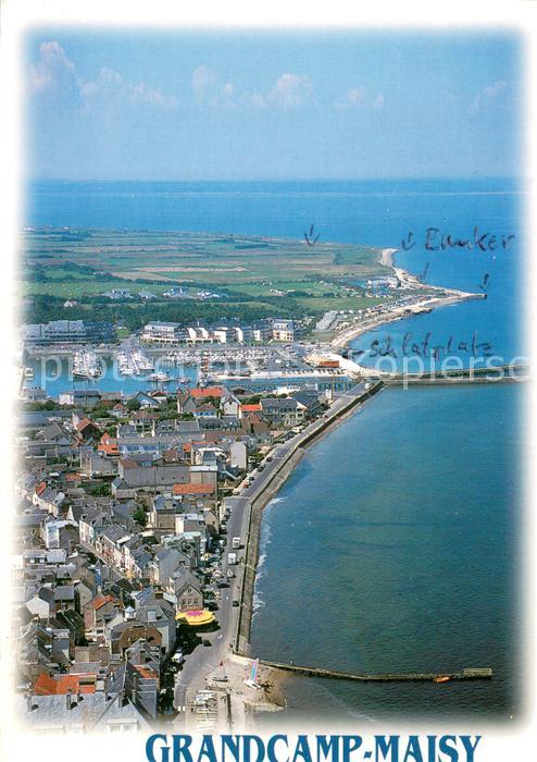 Grandcamp Maisy Calvados Vue aerienne