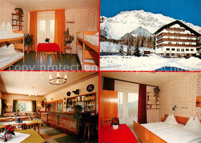 Ramsau Berchtesgaden Jugendgaestehaus Karlwirt Gaststube Zimmer Schlafraum