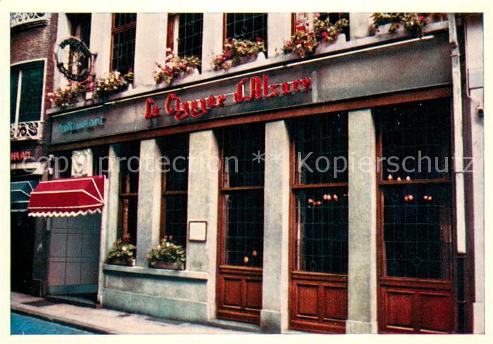 Antwerpen Anvers Restaurant La Cigogne d Alsace