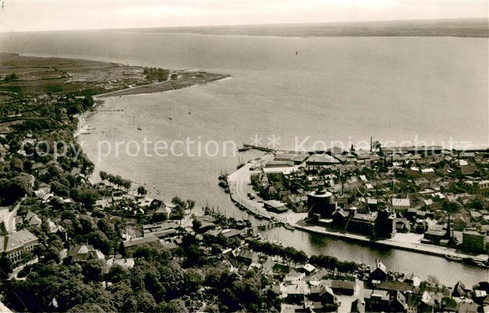 Eckernfoerde Ostseebad Fliegeraufnahme