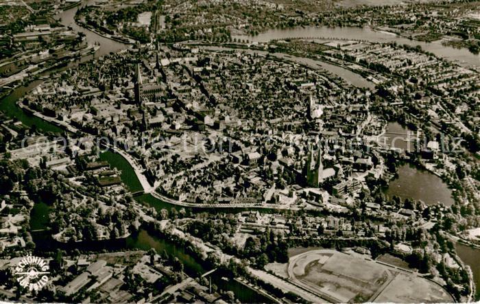 LueBECK  CITY Fliegeraufnahme