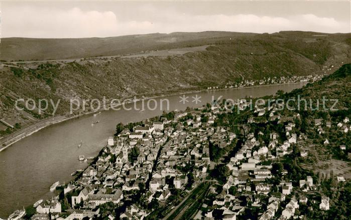 Boppard Rhein Fliegeraufnahme