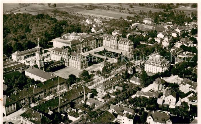 Bruchsal Schloss Fliegeraufnahme
