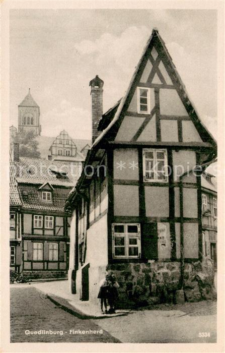 Quedlinburg Harz Finkenherd Fachwerkhaus Altstadt