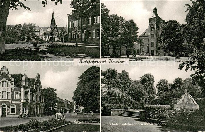 Kevelaer Parkanlagen Rathaus Schutzmantelmadonna im Marienpark