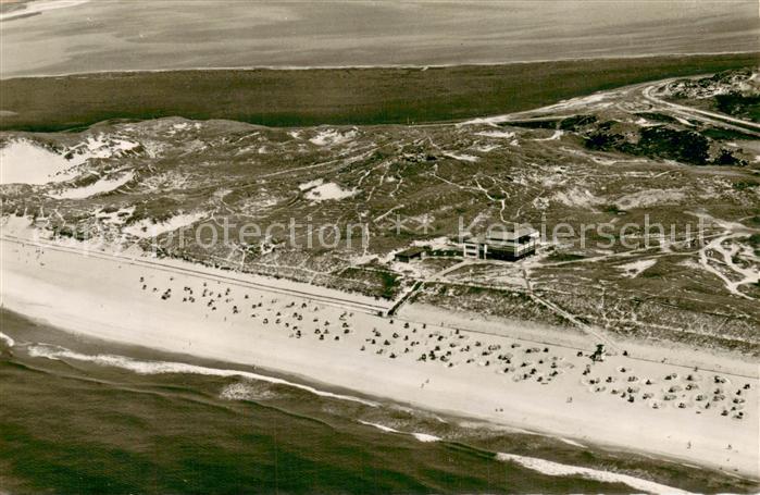 List Sylt Weststrand mit Strandhalle Nordseebad