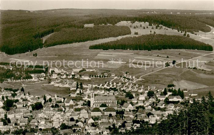 Neustadt Schwarzwald Panorama Hoehenluftkurort Wintersportplatz Kneippkurort