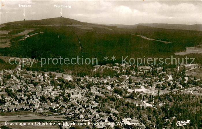 Braunlage Harz mit Blick zum Brocken und Wurmberg