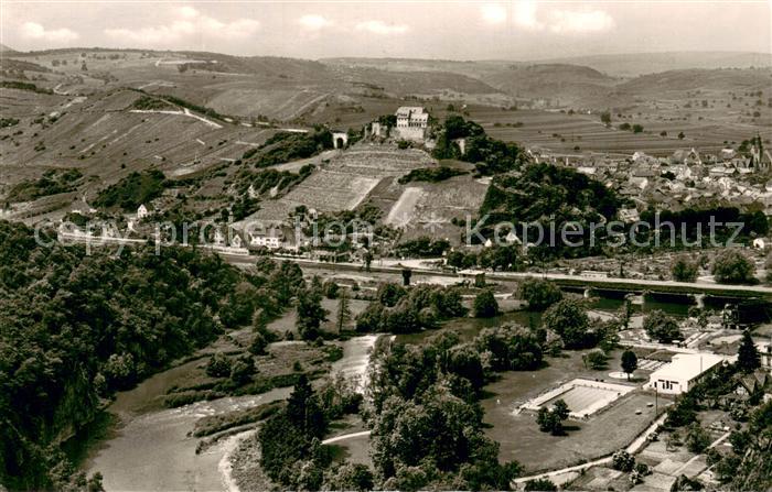 Ebernburg Panorama Blick vom Rheingrafenstein